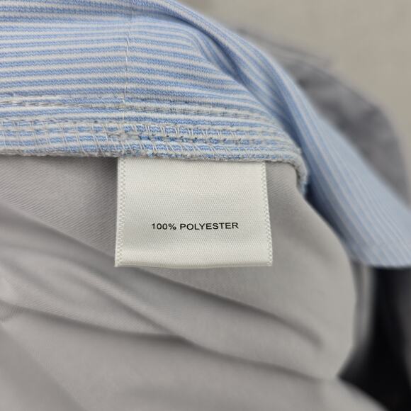 Peter Millar Pants Men’s 36x32 (Fits 38x31) Gray Golf 5 Pocket Stretch Chinos - Picture 9 of 16
